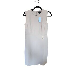 Ann Taylor Cream Midi Dress